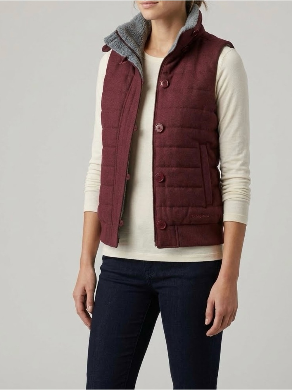 Patagonia Women’s  Burgundy Puffer Vest
